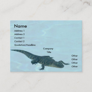 Carte de profil Alligator