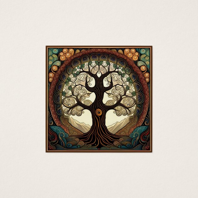 Carte de profil Arbre de vie (Devant)