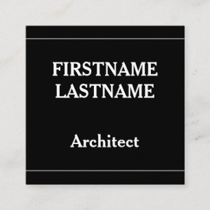 Carte de profil Architect
