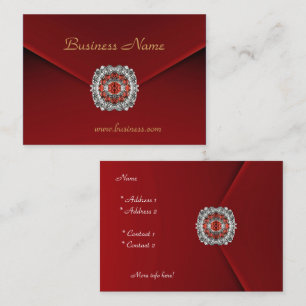 Carte de profil Business Red Velvet Look Image