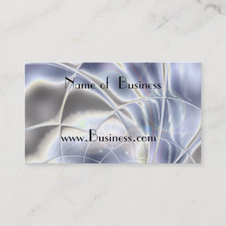Carte de profil Business Silver Foil Pearl