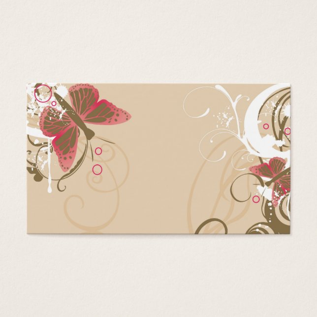 Carte de profil Butterlies (Devant)