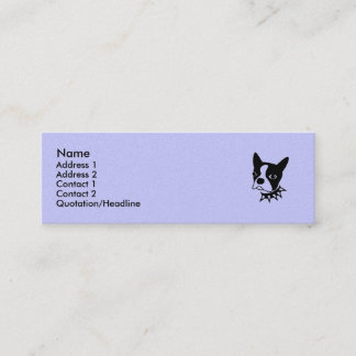 carte de profil chien chiot