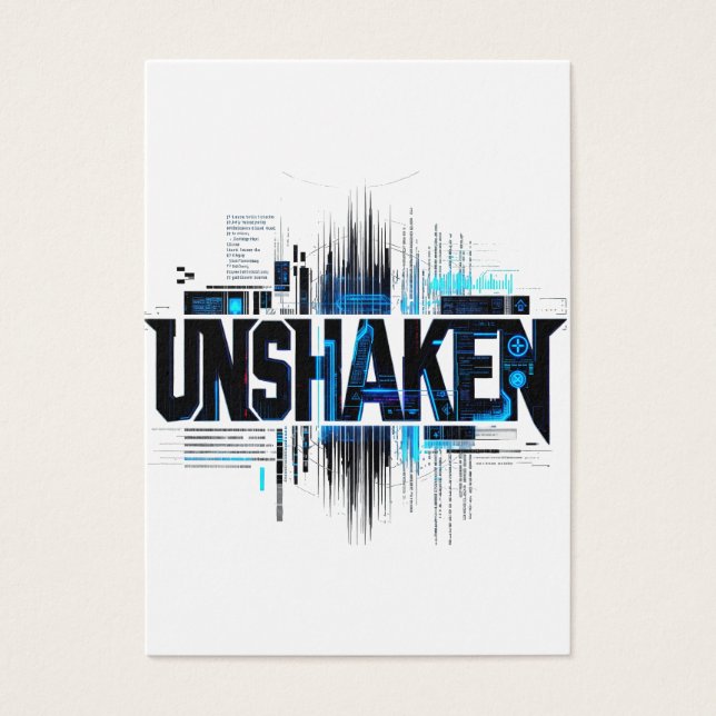 Carte de profil Cyberpunk UNSHAKEN (Devant)