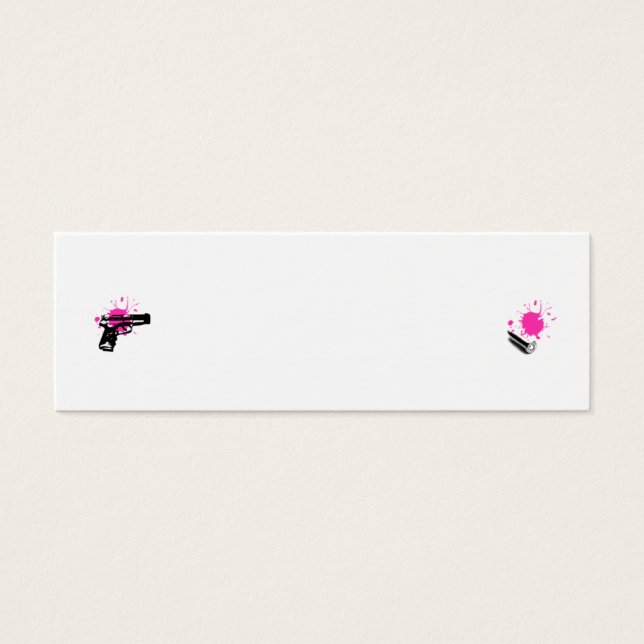 Carte de profil d'arme à feu et de balle - AJOUTEZ (Devant)
