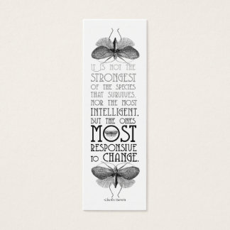 Carte de profil Darwin Quote