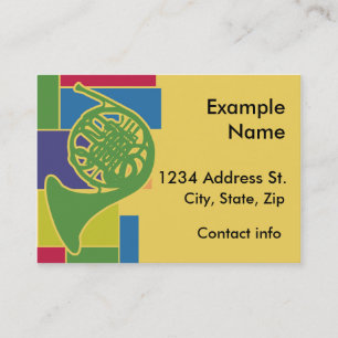 Carte de profil de Colorblocks de cor de harmonie