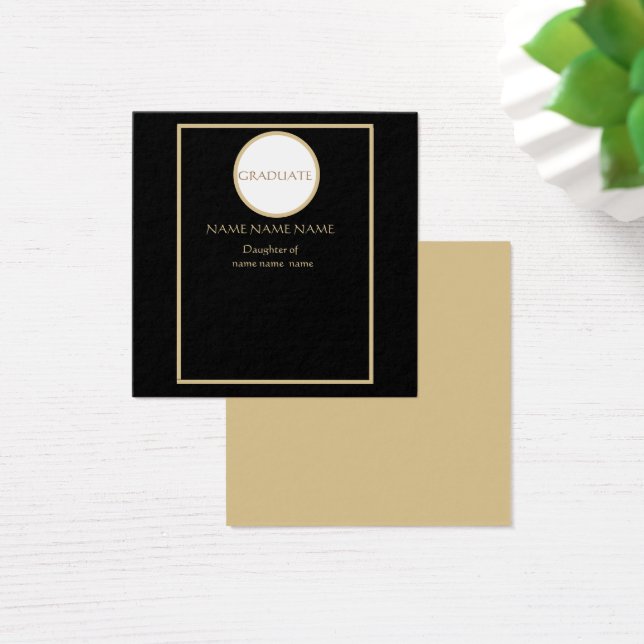 CARTE DE PROFIL DE FIN D'ÉTUDES (Bureau)