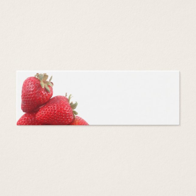 carte de profil de fraises (Devant)