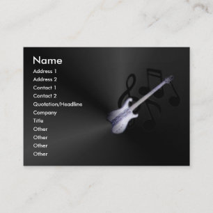 Carte de profil de guitare