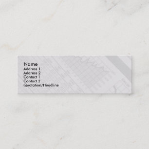 Carte de profil de marché boursier