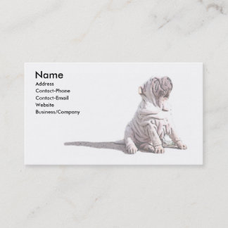 Carte de profil de Shar-pei