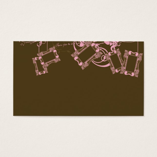 Carte de profil de trames rétro (Devant)