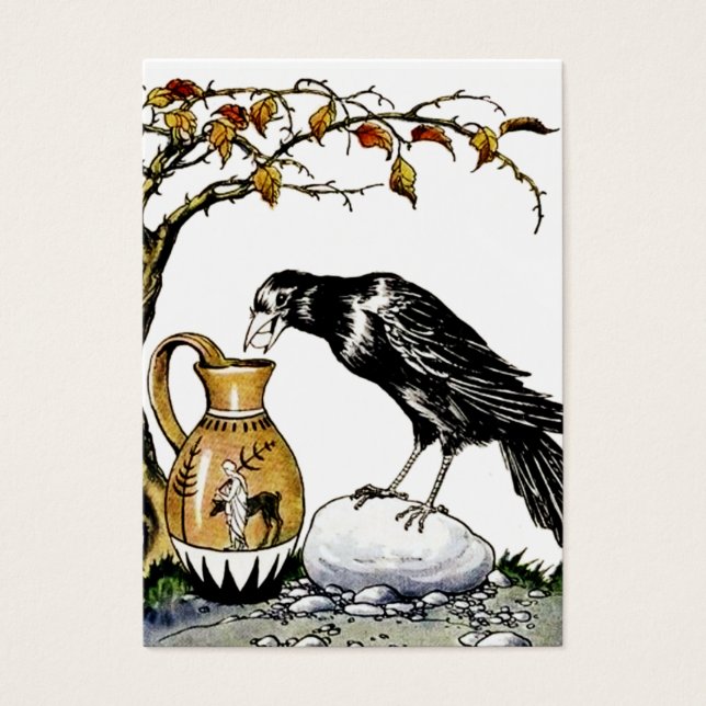 Carte de profil du Corbeau et du Pitcher (Devant)