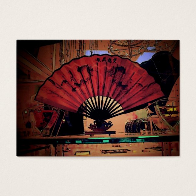 Carte de profil du ventilateur oriental (Devant)