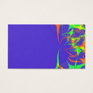 Carte de profil fractal Abstraite
