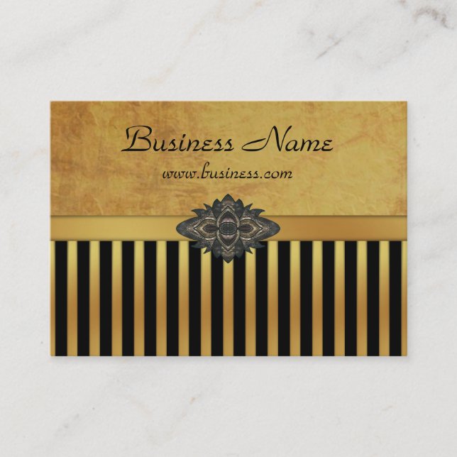 Carte de profil Gold Black Stripe 2 (Devant)