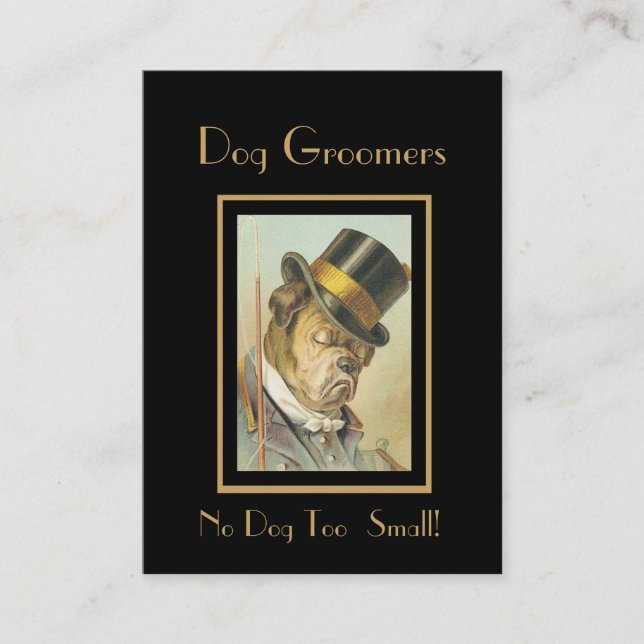 Carte de profil Groomers à chiens Vintages 2 (Devant)