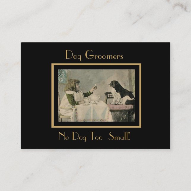 Carte de profil Groomers à chiens Vintages 5 (Devant)