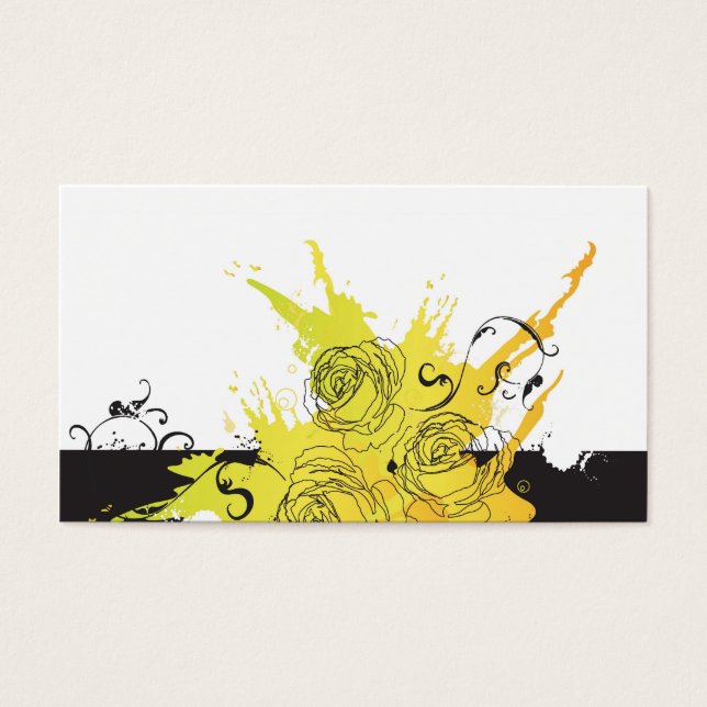 Carte de profil Grungy rose (Devant)