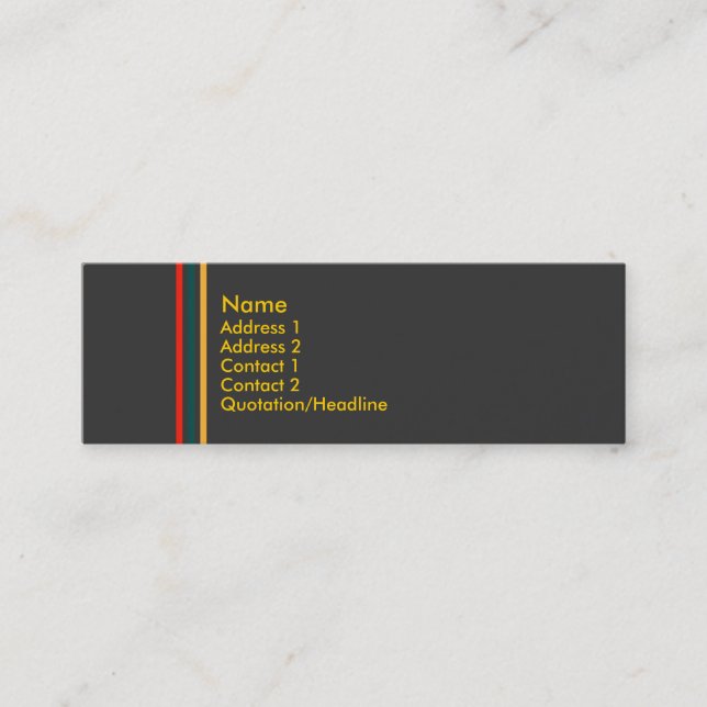 Carte de profil Jiao #2 (Devant)