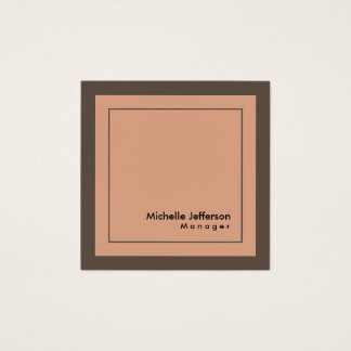 Carte de profil minimaliste professionnelle