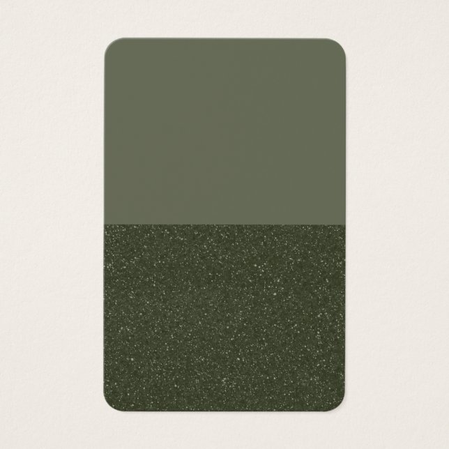 Carte de profil Moss Green Noise personnalisable (Devant)