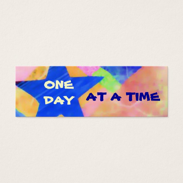 Carte de profil ou signet Jour par jour (Devant)