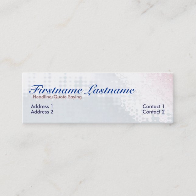 Carte de profil Pasoflora (Devant)