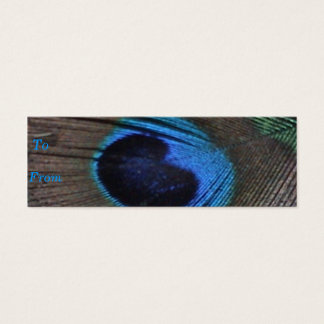 Carte de profil Peacock Feather