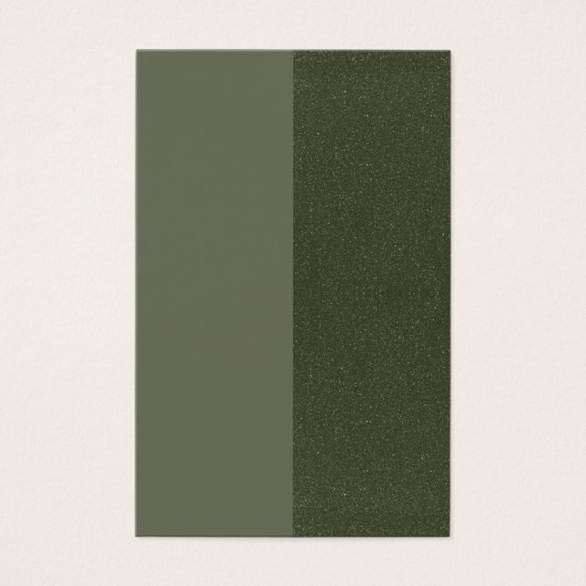 Carte de profil personnalisée Moss Green (Devant)