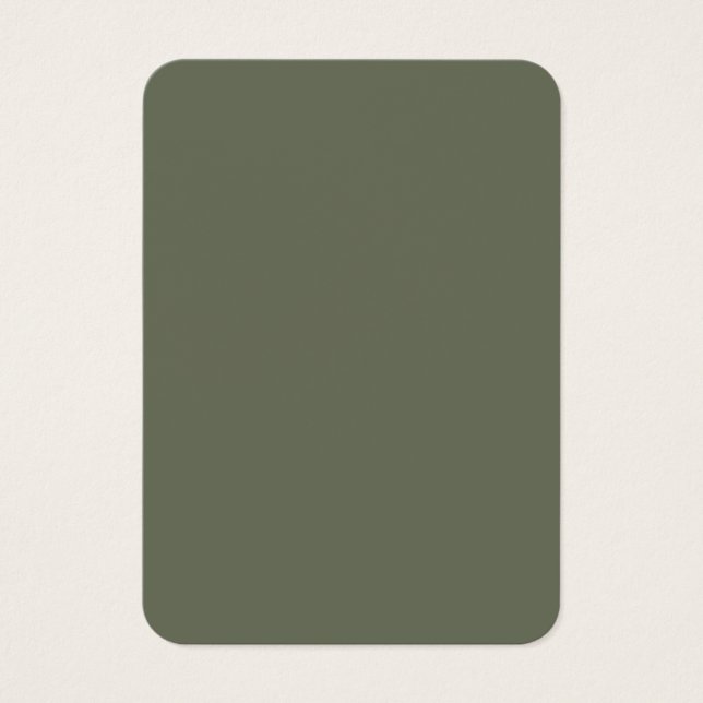 Carte de profil personnalisée Moss Green (Devant)