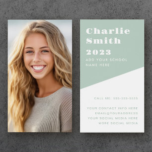 Carte de profil photo du réseau des étudiants