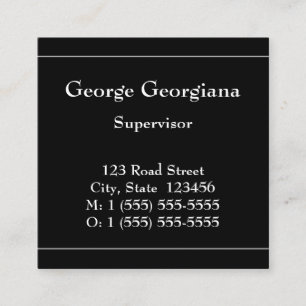 Carte de profil professionnelle de base