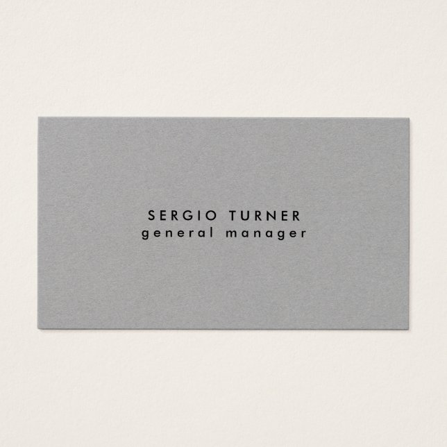 Carte de profil professionnelle minimaliste tendan (Devant)