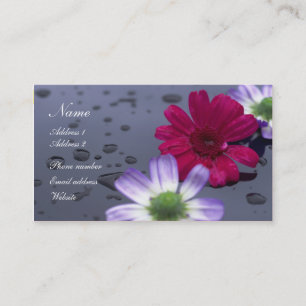 Carte de profil Raindrops and Flowers