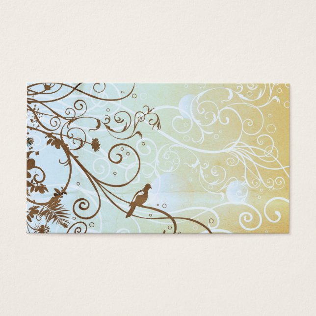 Carte de profil Retro (Devant)