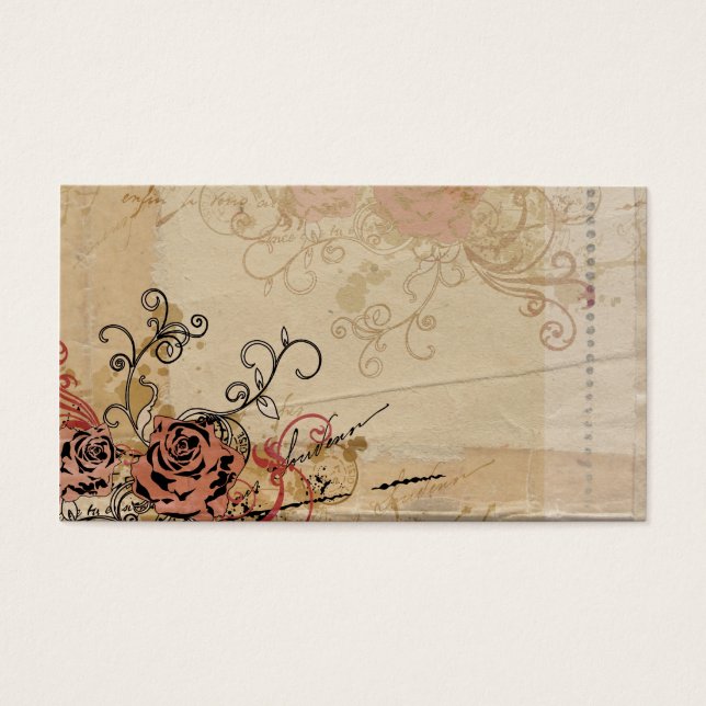 Carte de profil rose (Devant)