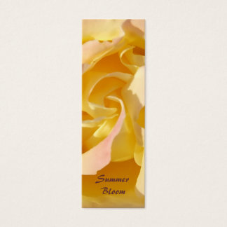 Carte de profil Signet rose jaune