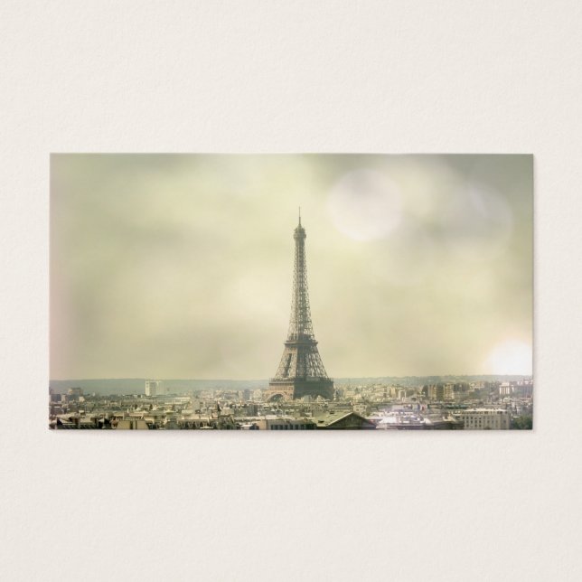 Carte de profil Tour Eiffel (Devant)