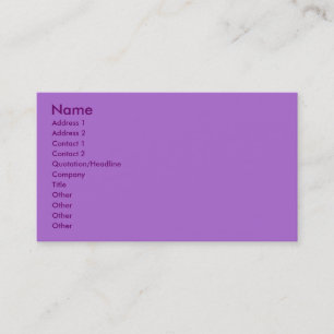 Carte de profil Violet