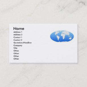Carte de profil World Map