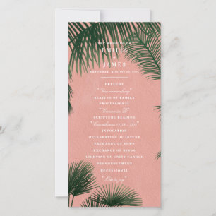 Carte de programme Palm Springs