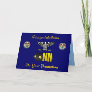 Carte de promotion du capitaine NOAA