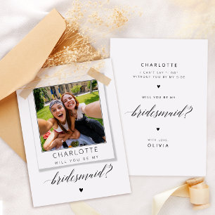 Carte de proposition Bridesmaid Russe Photo