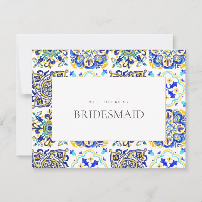 Carte de proposition de Bridesmaid (Devant)