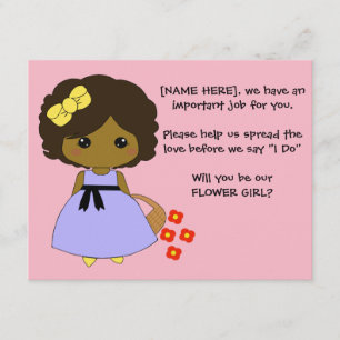 Carte de proposition de demoiselle de honneur -