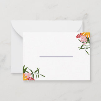 Carte de proposition de la partie nuptiale