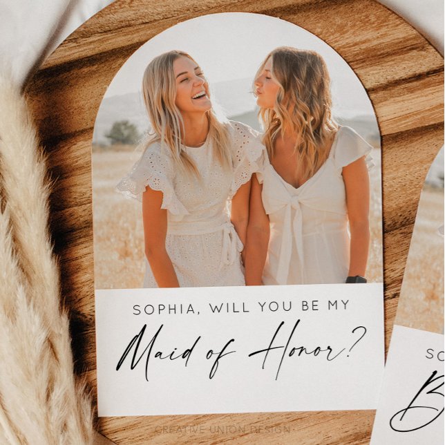 Carte de proposition de la servante d'honneur mini (Bridesmaid Proposal Card)