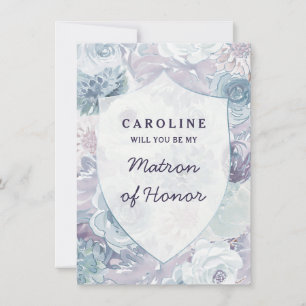 Carte de proposition de témoin de mariage vintage 